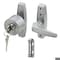 Prime-Line Tulip Knob Lock, Keyed, with 3 in. Hole Center, Aluminum (Single Pack) K 5078 - alternate 1